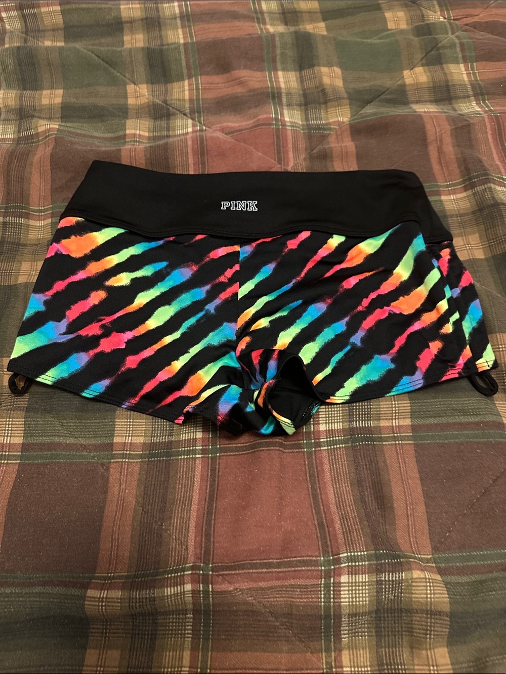 PINK Victoria's Secret Black Athletic Shorts - Picture 3 of 3